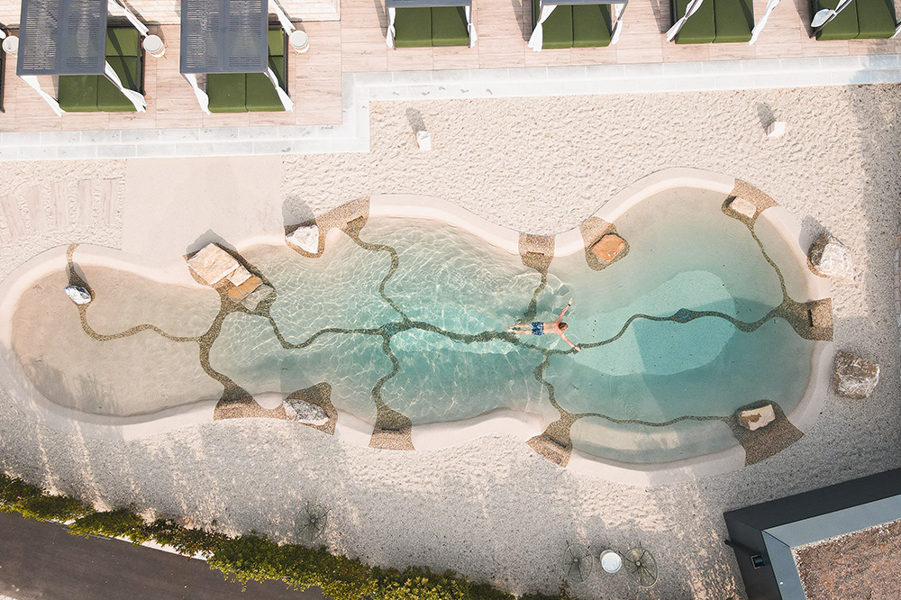 Lagunenpool im Hotel Kramerwirt im Bayerischen Wald